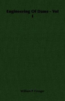 Paperback Engineering of Dams - Vol I Book