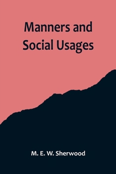 Paperback Manners and Social Usages Book