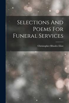 Paperback Selections And Poems For Funeral Services Book