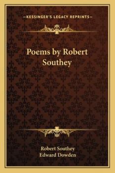 Paperback Poems by Robert Southey Book