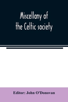 Paperback Miscellany of the Celtic society Book