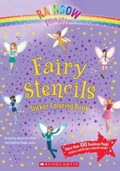 Fairy Stencils Sticker Coloring Book - Book  of the Rainbow Magic Activity books