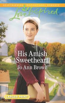 Mass Market Paperback His Amish Sweetheart [Large Print] Book
