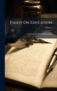 Hardcover Essays On Education Book