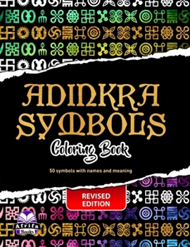 Paperback Adinkra Symbols: Coloring Book