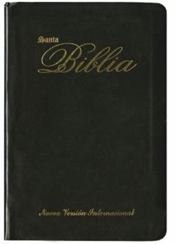 Hardcover Holy Bible: Nueva Version International, Black, Imitation Leather, Slimline Bible (Spanish Edition) Book