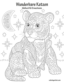 Paperback Wunderbare Katzen Malbuch für Erwachsene [German] Book