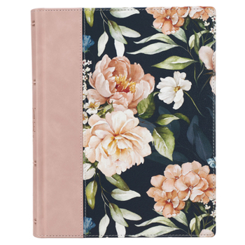 Leather Bound KJV Note-Taking Bible LP Faux Leather Hc Floral Book
