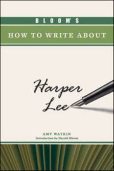 Hardcover Bloom's How to Write about Harper Lee Book