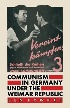 Paperback Communism in Germany Under the Weimar Republic Book