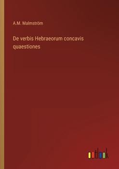 Paperback De verbis Hebraeorum concavis quaestiones [Swedish] Book