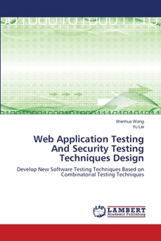 Paperback Web Application Testing And Security Testing Techniques Design Book