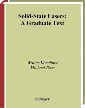Paperback Solid-State Lasers: A Graduate Text Book