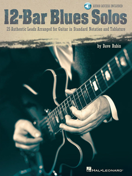 Paperback 12-Bar Blues Solos Book/Online Audio [With CD] Book