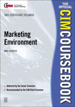 Paperback CIM Coursebook 01/02 Marketing Environment Book
