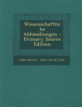 Paperback Wissenschaftliche Abhandlungen [German] Book
