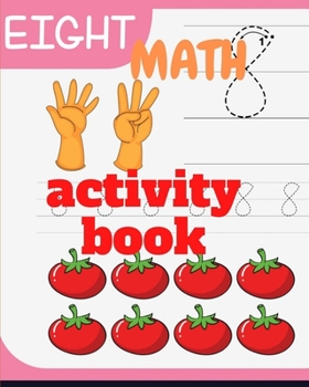 Paperback math activity book: A book of 72 pages, the size of 10/10, in which everything a child needs to enter the world of numbers Book