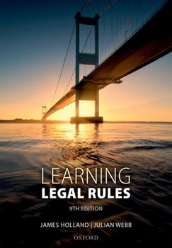 Paperback Learning Legal Rules Book