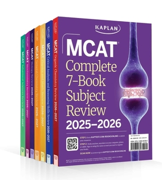 Paperback MCAT Complete 7-Book Subject Review 2025-2026, Set Includes Books, Online Prep, 3 Practice Tests Book
