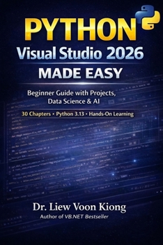 Paperback Python in Visual Studio 2026: A Complete Beginner-to-Intermediate Guide Book