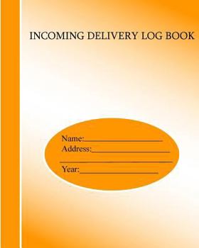 Paperback Incoming delivery log book