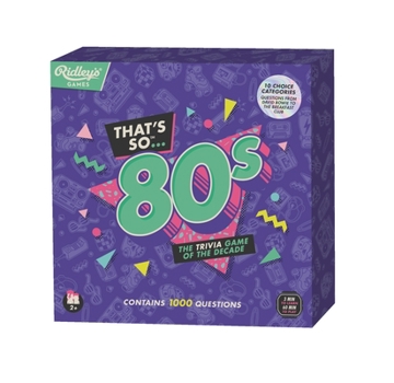 Board Game Quiz That's So 80s Us Book