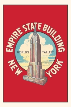 Paperback Vintage Journal Empire State Building Book