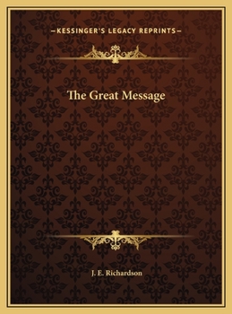 Hardcover The Great Message Book