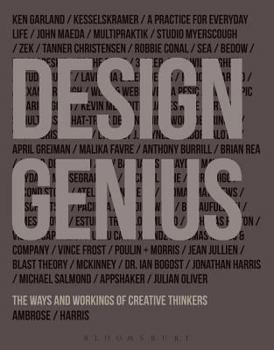 Paperback Design Genius: The Ways and Workings of Creative Thinkers Book