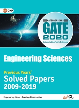 Paperback Gate 2020: Engineering Sciences - Solved Paper 2009-2019 (Section Wise) Book