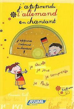 Hardcover J'Apprends L'Allemand En Chantant Book
