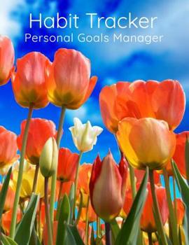 Paperback Habit Tracker Personal Goals Manager: Make Or Break Habits Easily, 3 Year 36 Month Habit Tracking Grid Layout Book