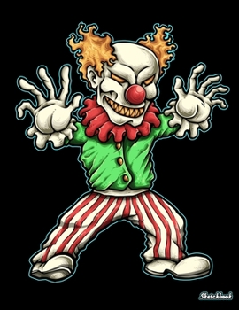 SketchBook: Sketch Book Scary Nightmare Halloween 110 Pages, 8.5" x 11" For Drawing For Adults Boy Men