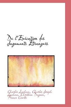 Paperback de L'Ex Cution Des Jugements Trangers Book