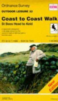 Map Coast to Coast Walk West - St.Bees Head to Keld (Outdoor Leisure Maps) Book