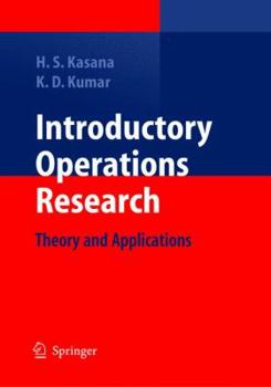 Paperback Introductory Operations Research: Theory and Applications Book