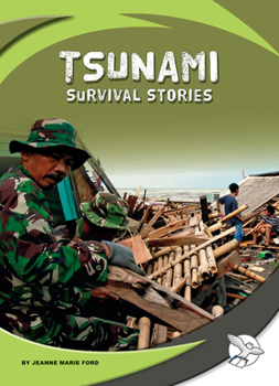 Library Binding Tsunami Survival Stories Book