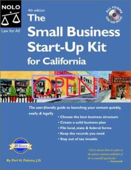 Paperback The Small Business Start-Up Kit for California (Small Business Start Up Kit for California) Book
