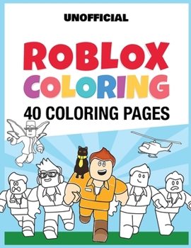 Paperback Roblox Coloring: 40 coloring pages Book