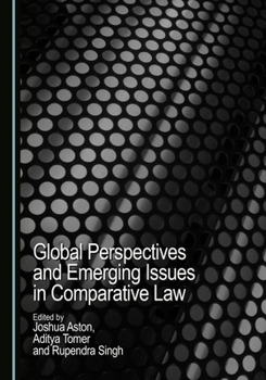Hardcover Global Perspectives and Emerging Issues in Comparative Law Book