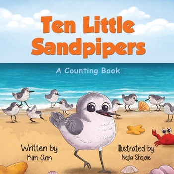 Paperback Ten Little Sandpipers: A Counting Book