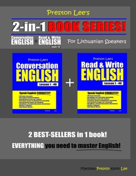 Preston Lee’s 2-in-1 Book Series! Conversation English & Read & Write English Lesson 1 – 40 For Lithuanian Speakers