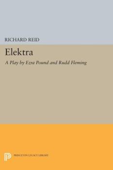 Hardcover Elektra: A Play by Ezra Pound Book