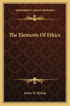 Paperback The Elements Of Ethics Book