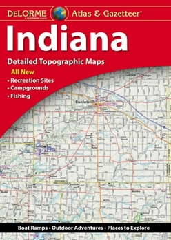 Map Delorme Atlas & Gazetteer: Indiana Book