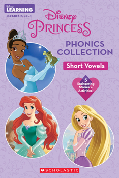 Paperback Disney Princess Phonics Collection: Short Vowels (Disney Learning: Bind-Up) Book