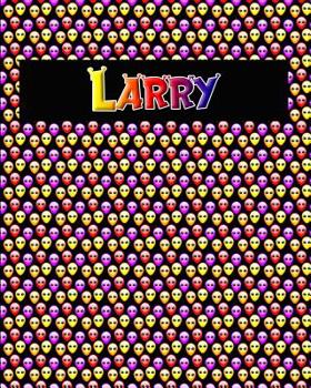 Paperback 120 Page Handwriting Practice Book with Colorful Alien Cover Larry: Primary Grades Handwriting Book