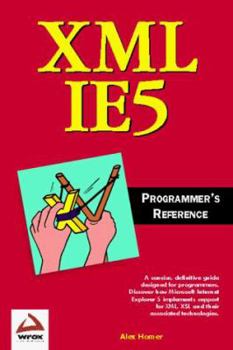 Paperback XML Ie5 Programmer's Reference Book