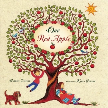 Hardcover One Red Apple Book