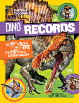 Paperback Dino Records: The Most Amazing Prehistoric Creatures Ever to Have Lived on Earth! Book